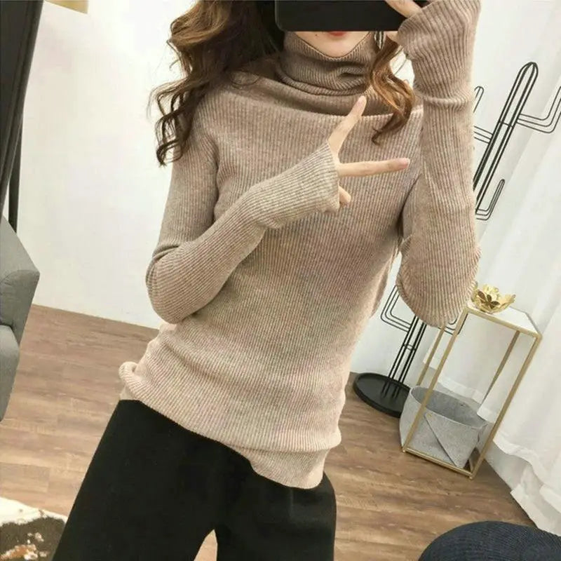 Korean Style Turtleneck Sweater Winter Fashion Essential