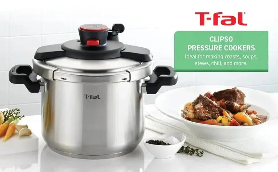 Stainless Steel Pressure Cooker Induction 6.3 Quart