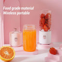 Portable Blender Bottle Fruit Juicer 500ML Travel Squeezer