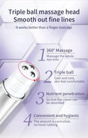 Pwyuman Hyaluronic Acid Anti Wrinkle Eye Cream Roller Massager For Dark Circles
