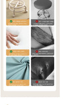 Pulley Low Stool: Wheel Children Shoe Changing