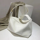 Timeless Vintage Pillow PU Leather Boston Shoulder Bag For Women
