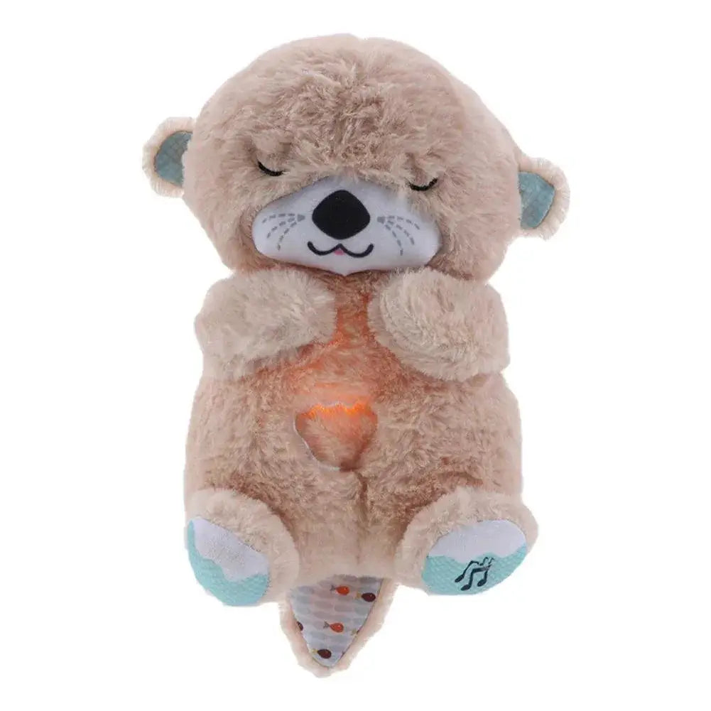 Baby Breathing Bear Soothing Music Plush Doll Toy For Sleep