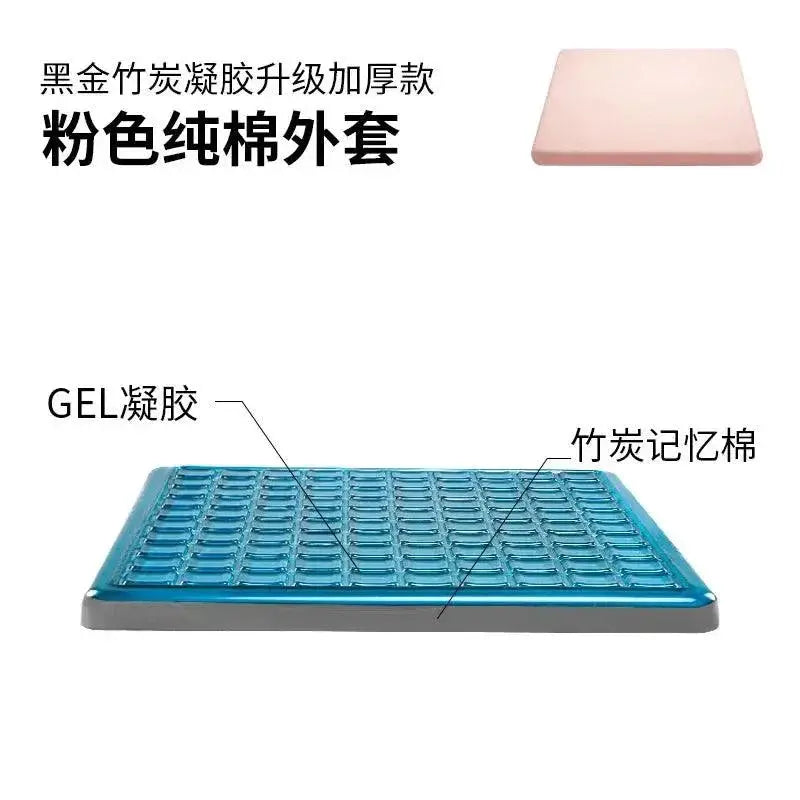 Memory Foam Car Seat Cushion With Cool Gel Support