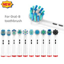 4PCS Dupont Bristle Electric Toothbrush Heads Whiten Teeth