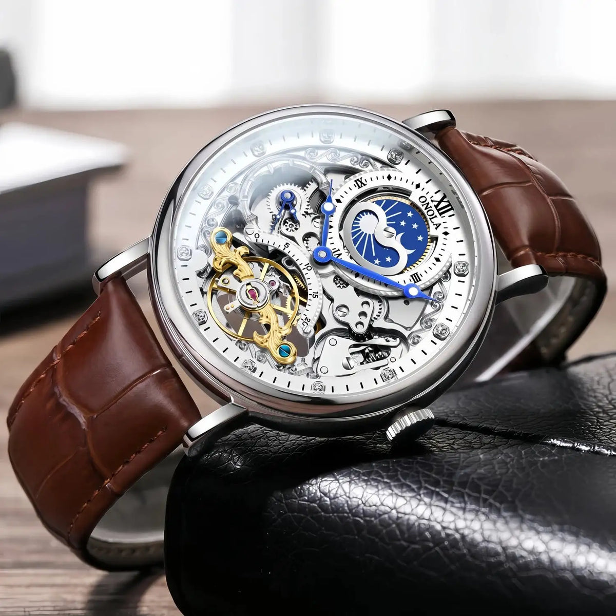 Onola Men Dual Time Auto Watch — product image 6