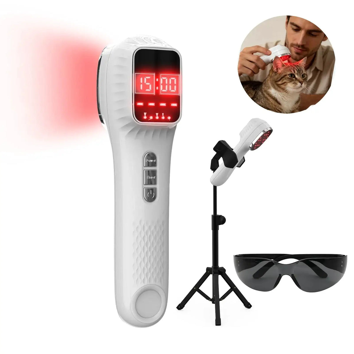 Handheld Red Light Device for Pet Laser Therapy Device — product view 1