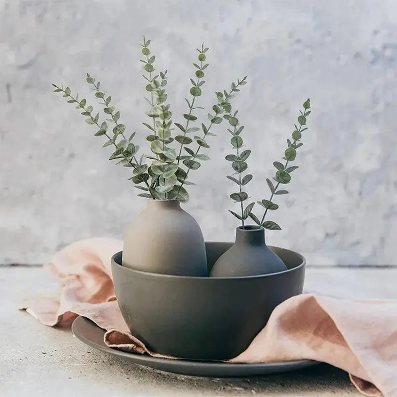 Artificial Eucalyptus Leaf Branches For Home Garden Decor