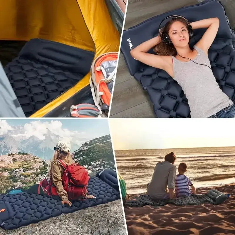 WESTTUNE Ultralight Camping Inflatable Mattress Air Pad