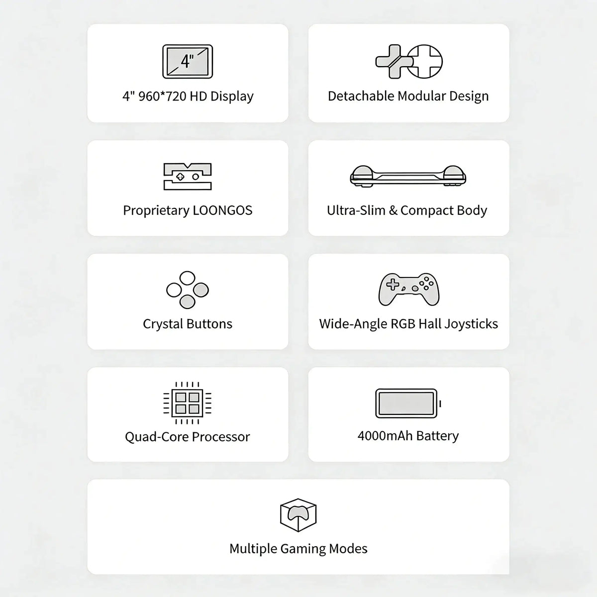 MiniLoong Pocket Retro Gaming Player — product view 4