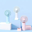 USB Hand Fan - Quick Cooling With Phone Stand