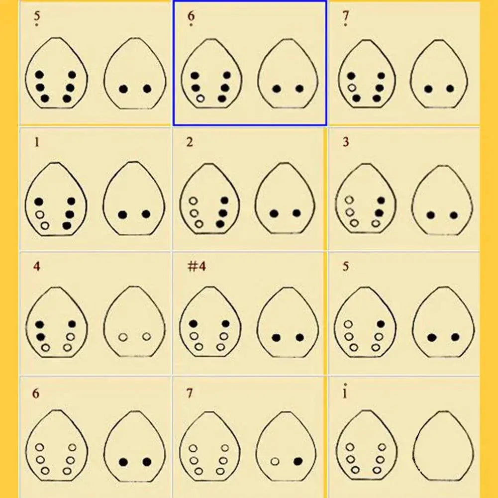 8 Holes Ocarina Clay Xun Traditional Gift For Beginners
