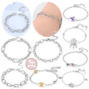Bracelet Sterling Silver Basic Braided
