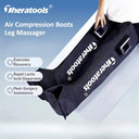 2026 New Arrival Cordless Legs and Feet Air Massage Therapy Recovery Boots Circulation Air Compression Full Leg Massager Machine