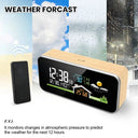 Wireless Weather Station - Wooden Alarm Clock