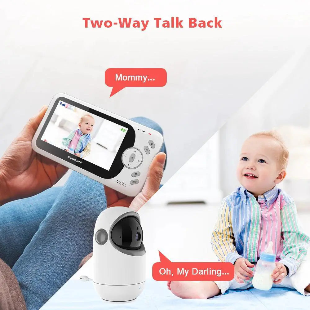 4.3 Inch Wireless Video Baby Monitor Night Vision Camera