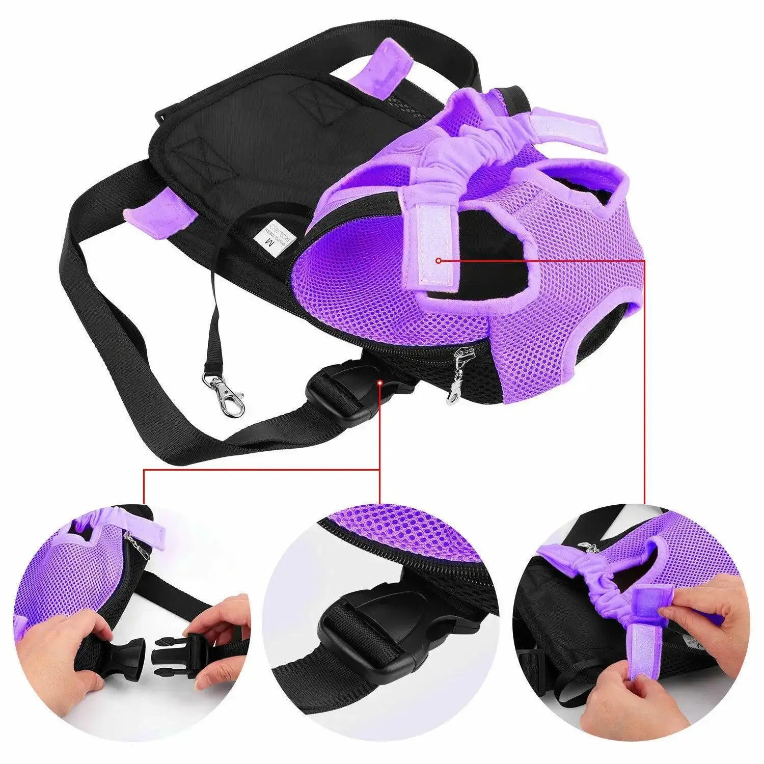 TrailPaw Mesh Pet Backpack Carrier Lightweight Breathable
