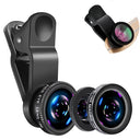 3in1 Fisheye Wide Angle Micro Camera Lens for IPhone Xiaomi