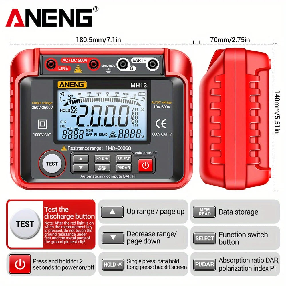 Aneng Ohm Voltage Tester Digital