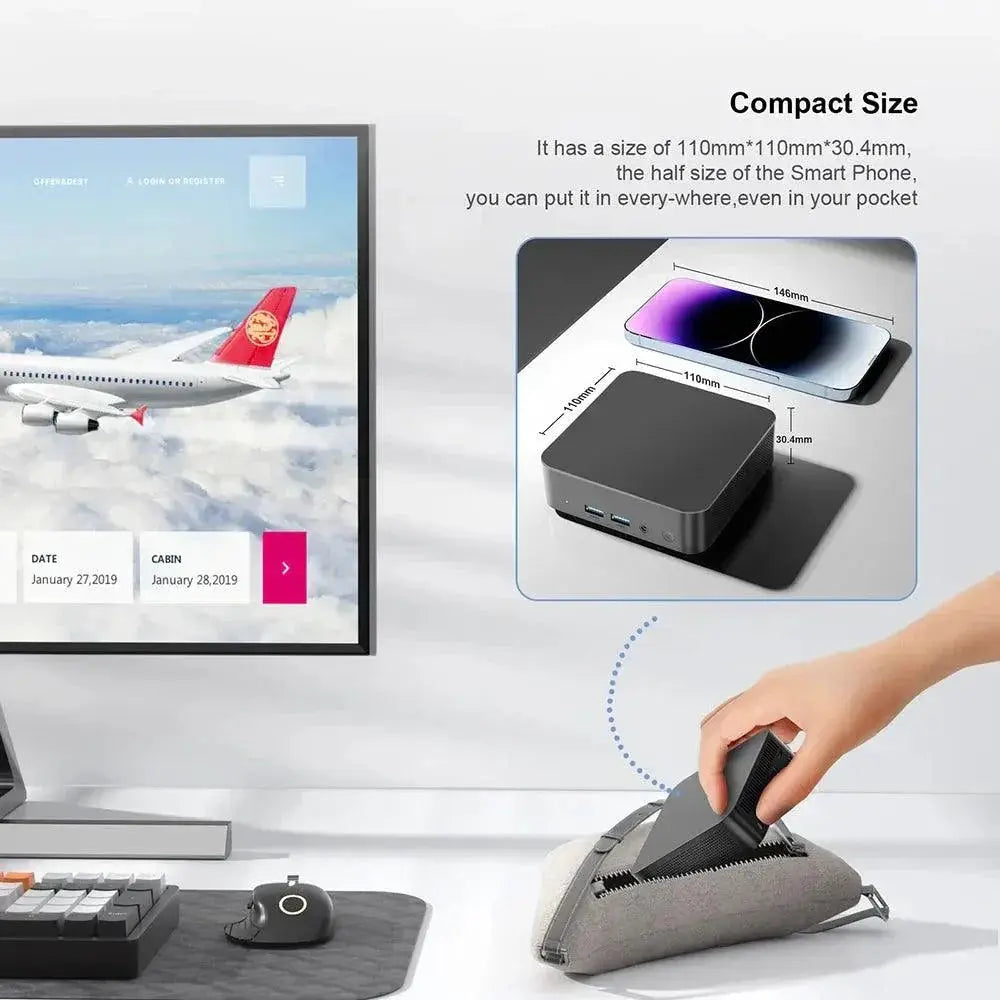 Chatreey T9 Mini PC With Dual SSD And 4K Visuals Performance
