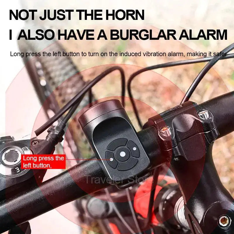 Rechargeable Bicycle Safety Horn For Audible Road Presence