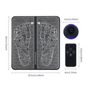 Smart EMS Massage Pad with RF Remote Improve Blood Circulation Leg Shaping Microcurrent Pulse Foot Massager Mat Acupoint