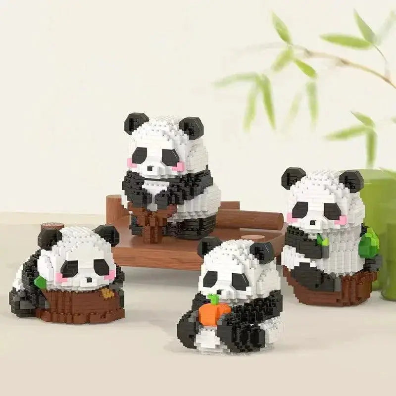 Panda Building Blocks Creative DIY Toy For Kids Fun Set