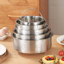 Steamer Basket for Rice and Vegetables Cooking Stainless Steel