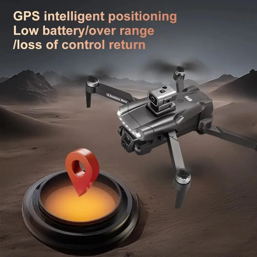 Lenovo V198MAX Drone GPS Foldable Quadcopter 8K Main Camera Dual 4K Cameras