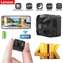 Lenovo Camera Mini Wireless Wifi Home Connected Mobile Remote Hd Motion Detection Long Battery Life Monitor Camcorders Home 
