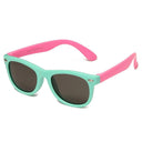 Trendy UV400 Kids Sunglasses for Boys and Girls Durable Silicone Goggles