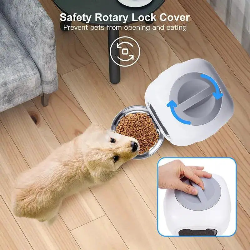 Automatic Pet Feeder With Remote Control For Cats And Dogs