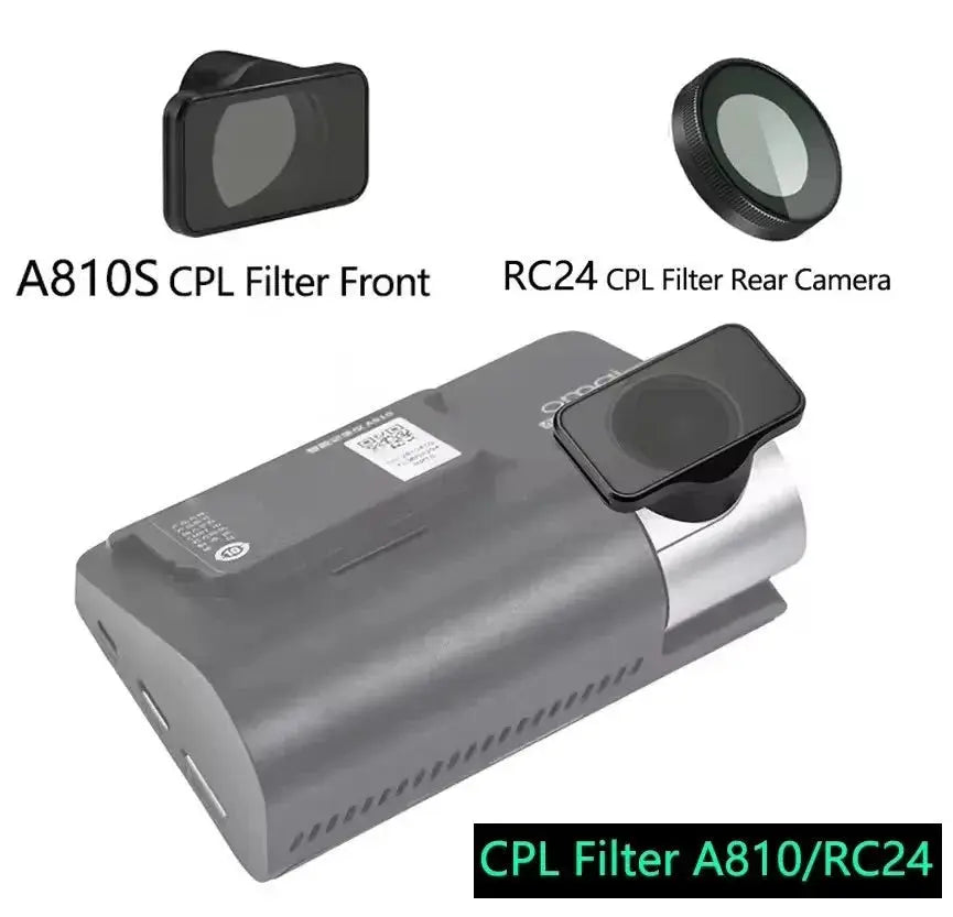 CPL Filter For 70mai A810 RC12 RC24 Rear Cameras Compatible - stepyours.com