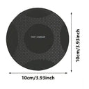 10W Wireless Charger Pad Stand Desktop Ultra Thin Fast Dock