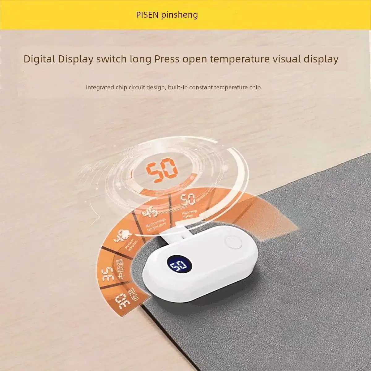 Large Heated Mouse Pad For Winter Office Comfort Mat