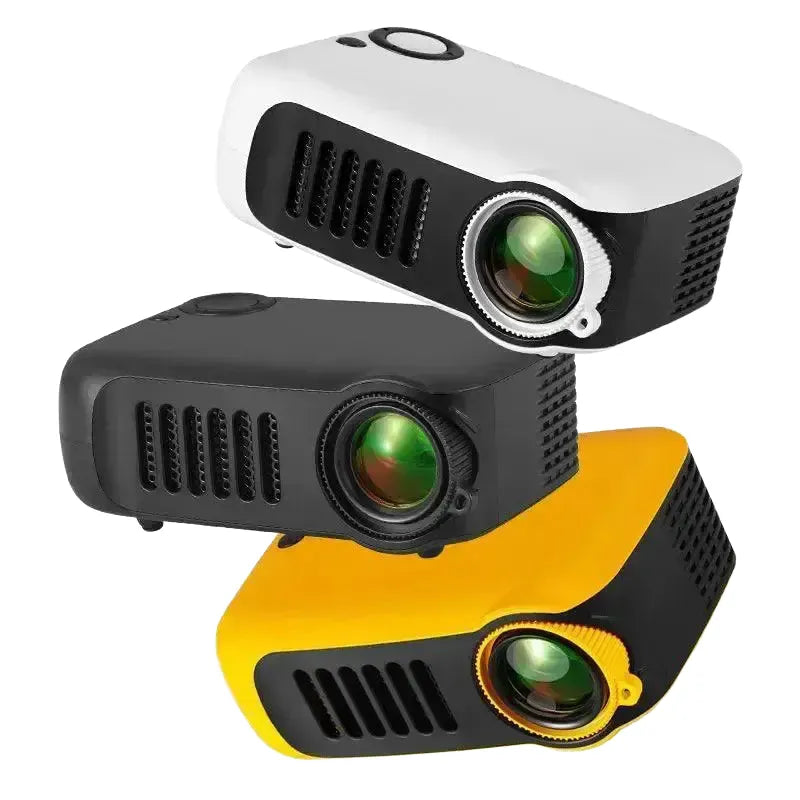 Bright Mini Projector for Home Theater — Black