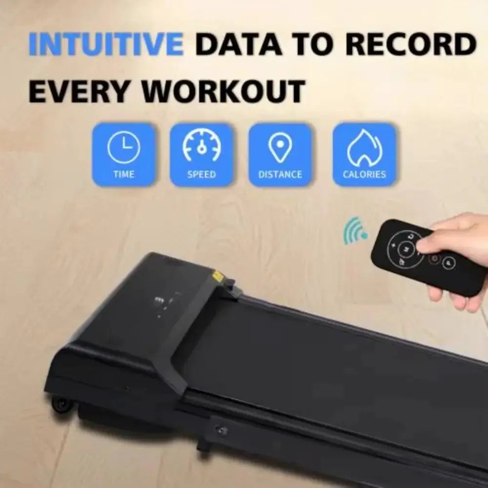 2-in-1 Electric Folding Portable Walking Pad Treadmill Desk 240 lb Capacity Steel Frame Home Office Jogging Machine Black