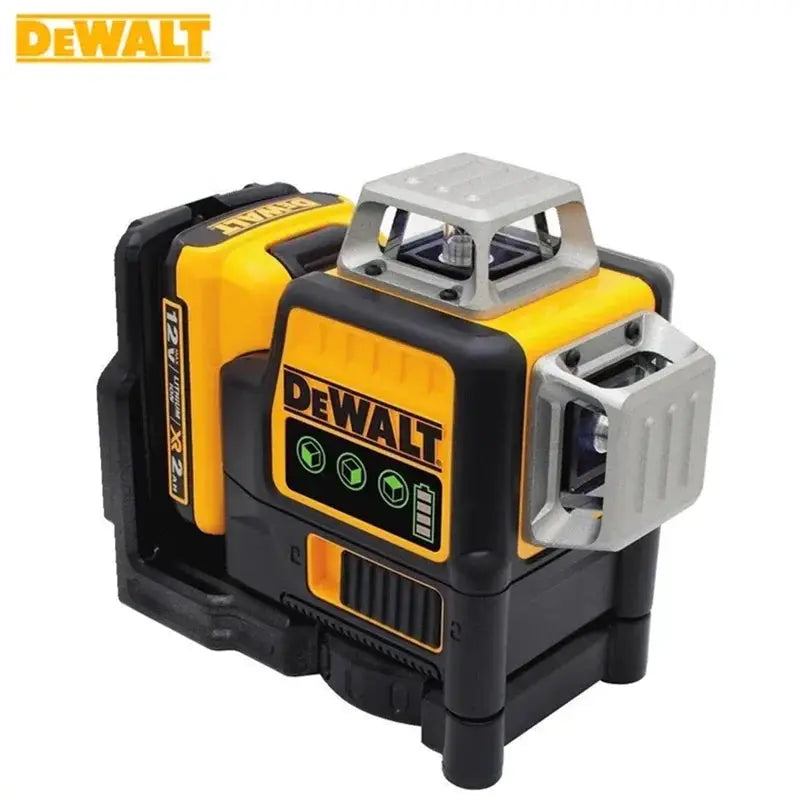 DW089LG 12 Line Green Laser Level 360 Degree Precision Tool