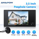 Awapow Wireless Peephole Camera Secure Entry Now