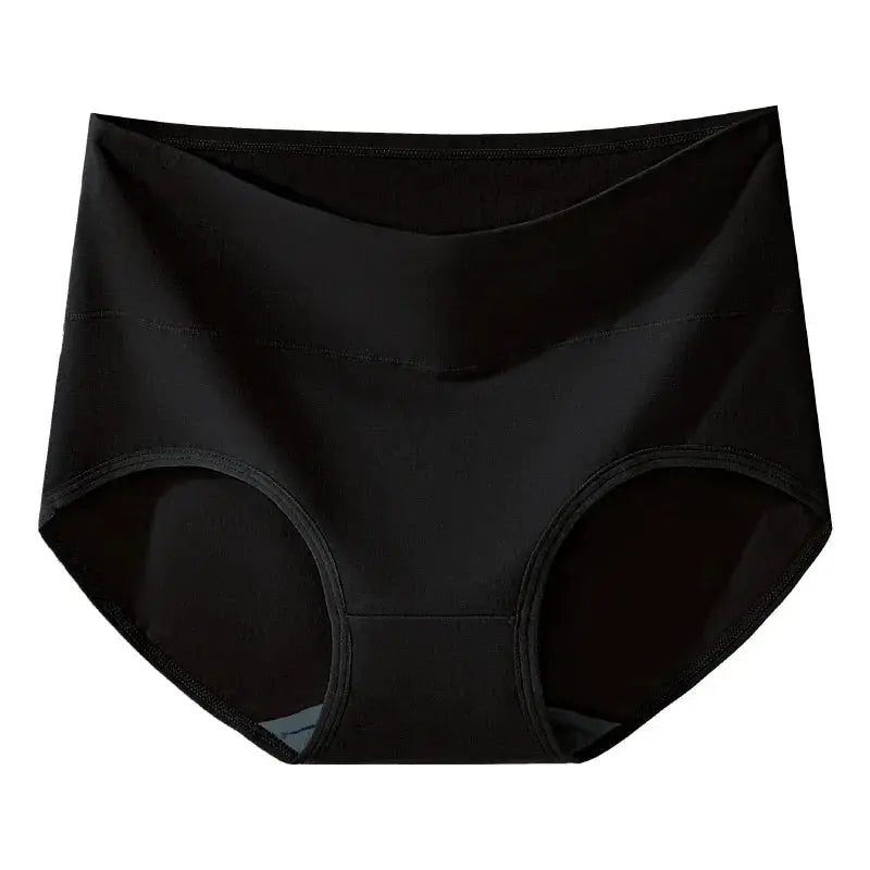 Plus Size High Waist Cotton Panties 4 Pack Women Underwear
