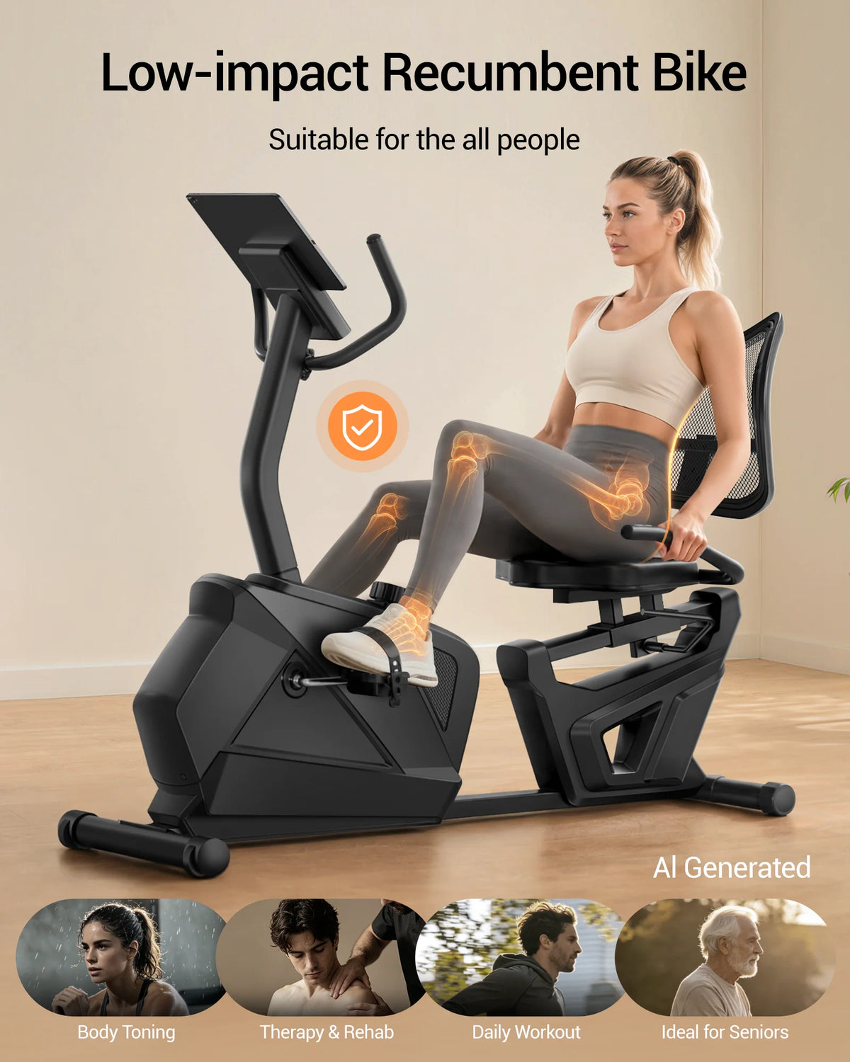ROBORE CBR80 Recumbent Exercise Bike