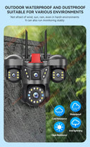 Auto Tracking Outdoor IP Cam for Smart Homes 4K HD