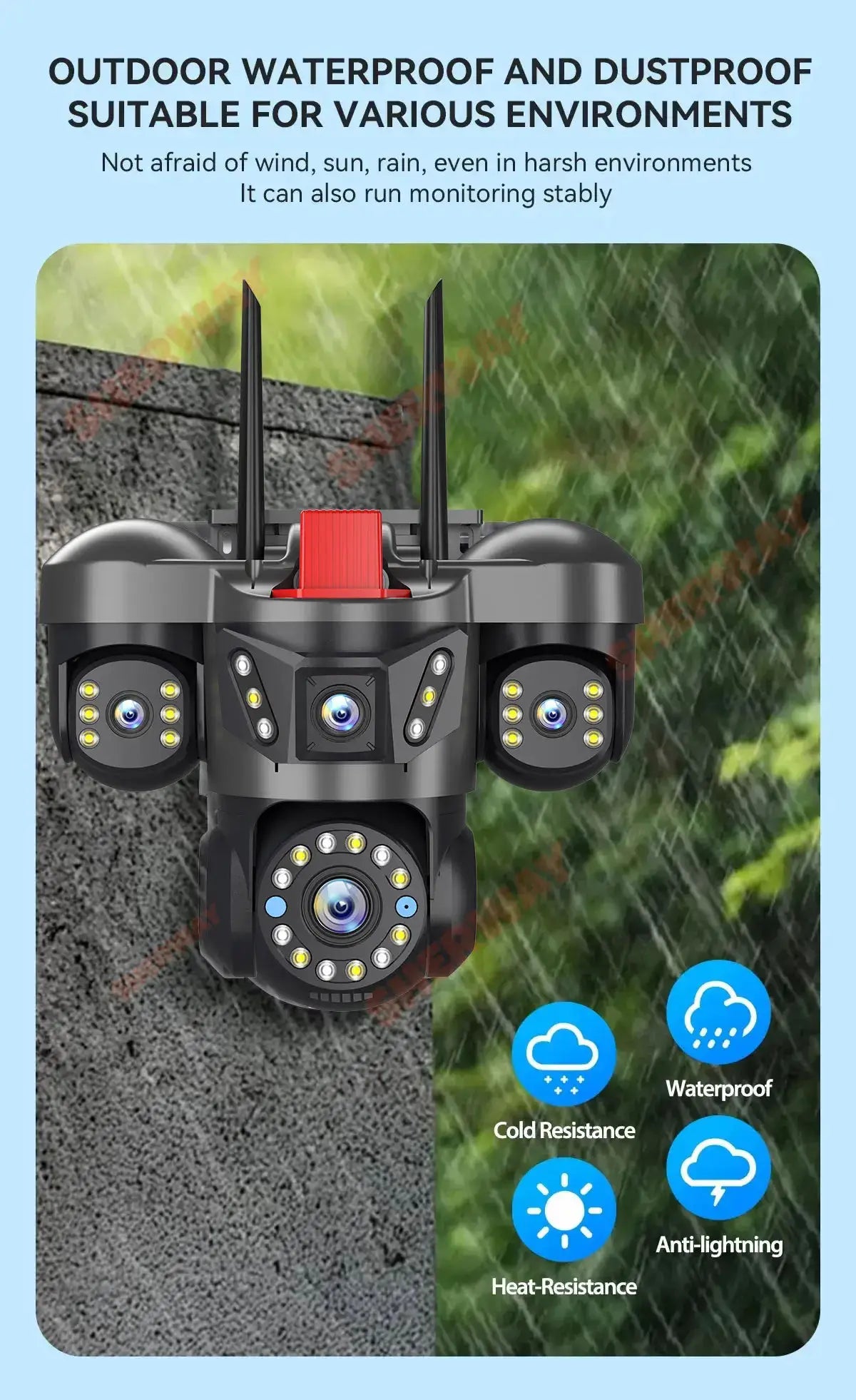 Auto Tracking Outdoor IP Cam for Homes HD — product view 11