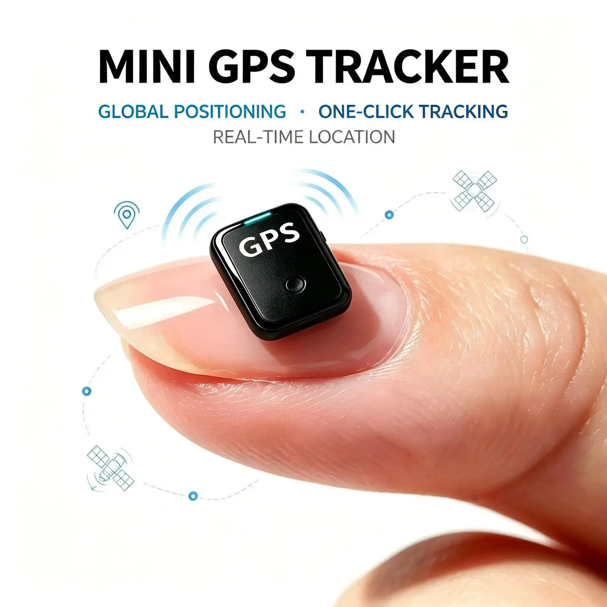 Mini Magnetic GPS Tracker, ‑Time Hidden Tracking Device, Long Standby — product view 2
