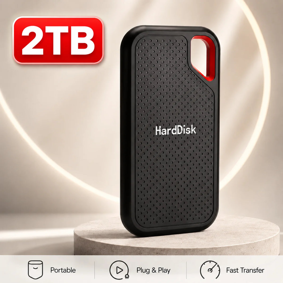 1TB Portable SSD External Hard