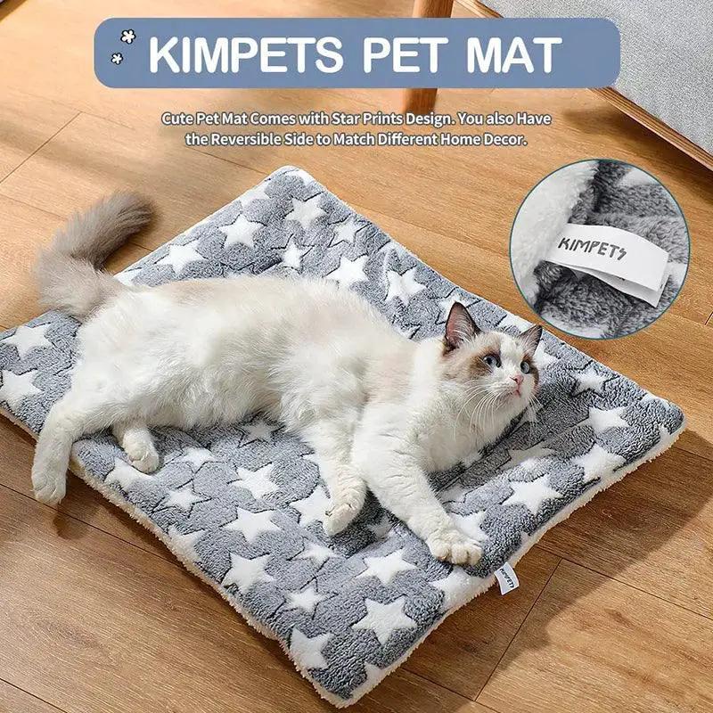 Cozy Plush Pet Mat for Small Animals Deep Sleep Comfort