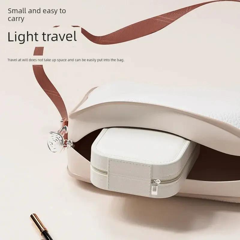Portable Foldable Cosmetic Mirror With LED Lighting