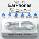 Wired Type C Earbuds - Active Noise Canceling