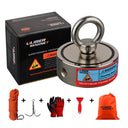 Double Sided 150KG to 500KG Round Neodymium Magnet Hook