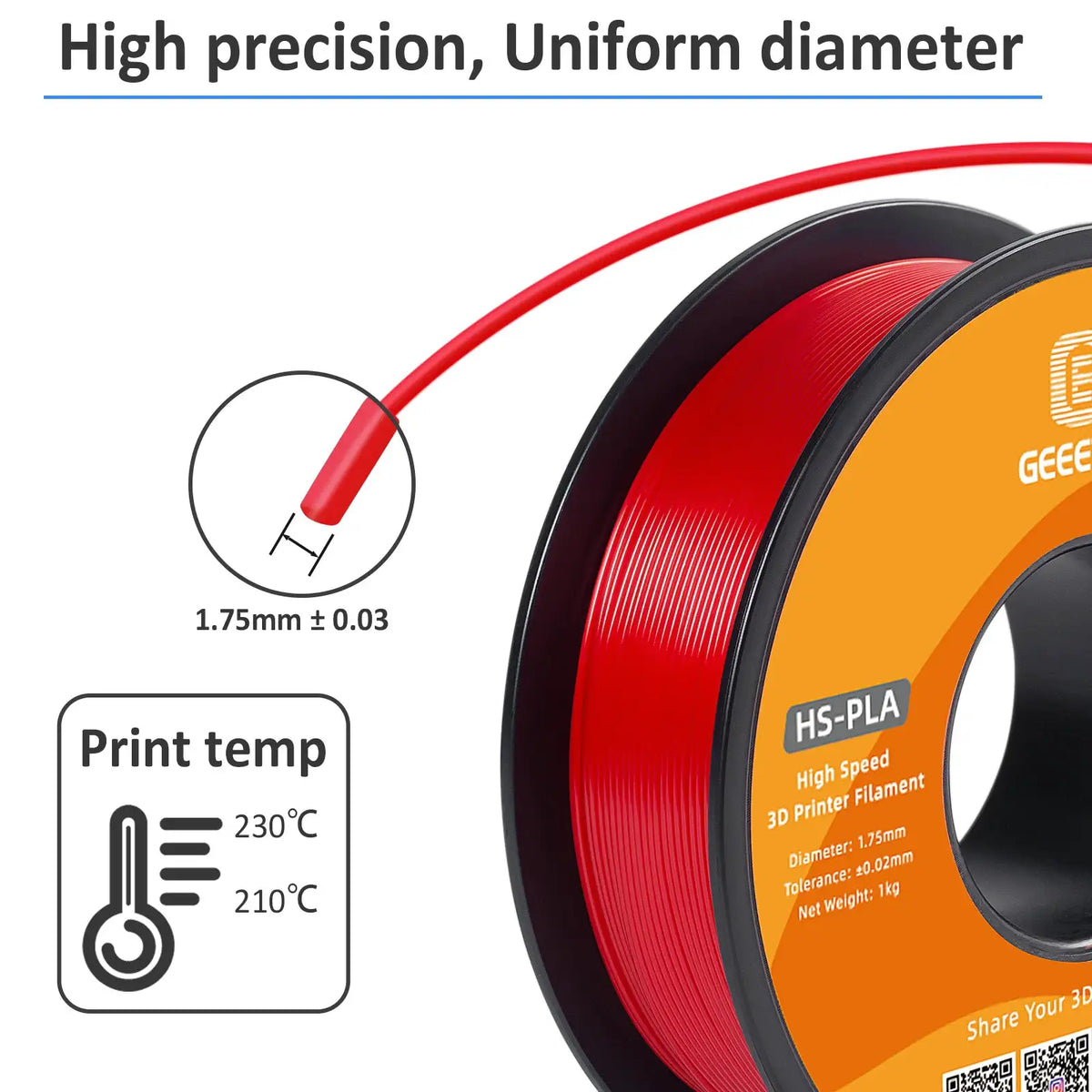 Geeetech High Speed PLA Filament 1Kg — Apple Green Germany — product view 3